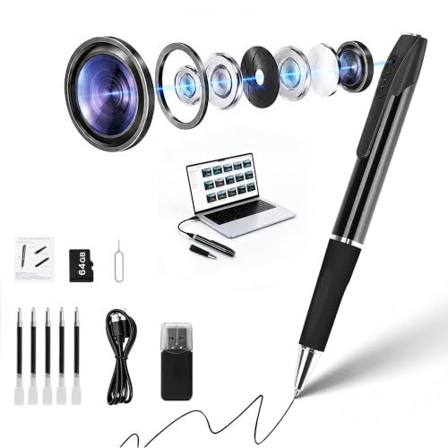64GB Mini Camera Small Camera 1080P Nanny Pets Cam for Indoor/Outdoor