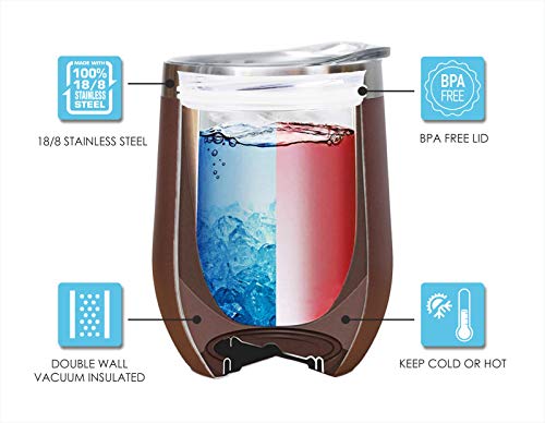 Grandma’s Sippy Cup – Vinovita Stainless-Steel Funny Wine Tumbler – Insulated Stemless Glass With 2 Lids, Straw, Brush – Novelty Adult Sippy Cup – Perfect For Mother’s Day, Valentines, Birthday –12Oz #TOP3