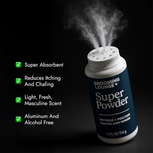 Grooming Lounge Super Powder 4.8 oz talco corporal miniatura 3