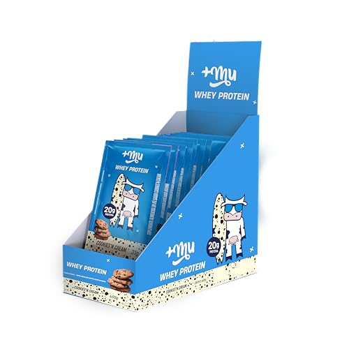 +Mu Sachê Whey Concentrado Sabor Cookies and Cream - 15 unidades