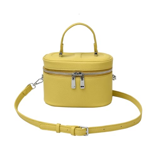 Square Box Bag Crossbody Purse PU Leather Top-Handle Pouch Purse Designer Shoulder Bag for Women