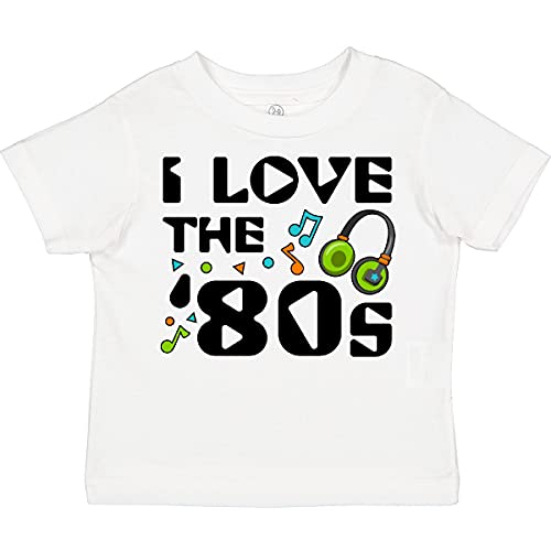inktastic I Love The '80s-Musical Notes Toddler T-Shirt