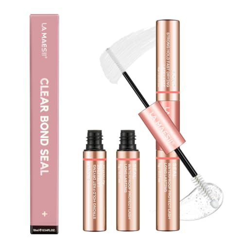 LA MAESII Lash Cluster Glue, Bond and Seal Waterproof, Eyelash Glue 10ml