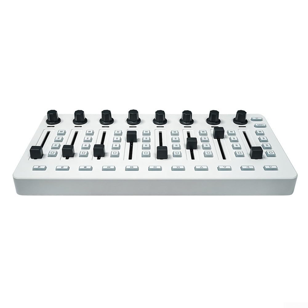25,5 cm bianco per console midi con 43 tasti 25,5 cm bianco per midi | Connettività BT senza soluzione di continuità, interfaccia USB, compatibile con il sistema operativo principale