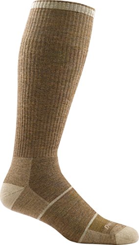Darn Tough Men's Merino Wool Paul Bunyan Over-The-Calf Full Cushion Socks, SAND, LG