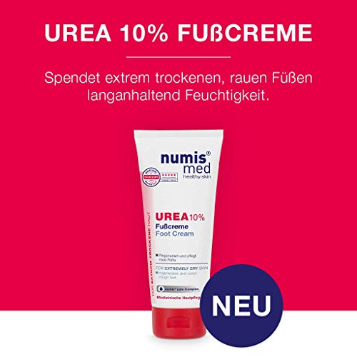 Fußcreme numis med mit 10% Urea, hautberuhigende Fusscreme