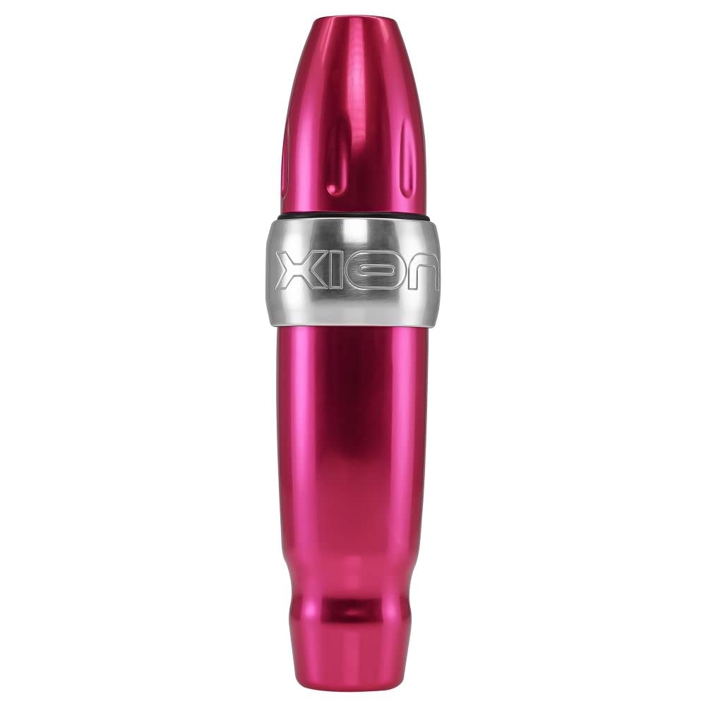 Microbeau Spektra Xion S - Permanent Make-Up Tattoo Machine - Pink Bubblegum - 4.0 to 9.5 V DC - 1.8 mm and 2.5 mm Stroke - 137 g - Compatible with Most Membrane Needles