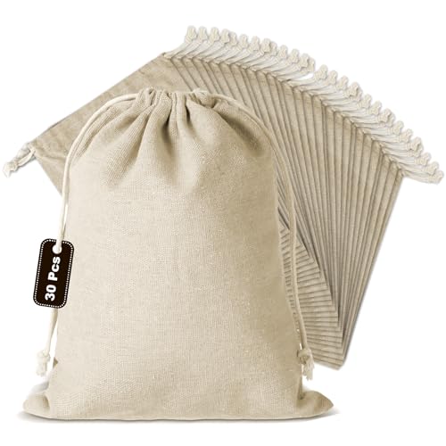 10 Best Muslin Produce Bags That Keep Your Groceries Fresh and Green 9 30PCS Reusable Muslin Produce Bags with Drawstrings