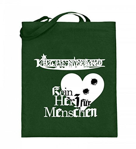 Sac en toile de jute KirCHENBRAND vert idéal pour vos concerts Black Metal et festivals