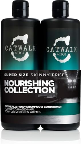 Catwalk by TIGI Oatmeal & Honey Shampoo and Conditioner Set, Sulphate-Free, 2x 750ml