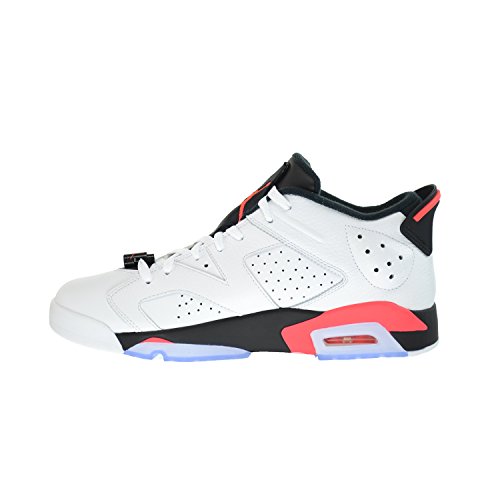 Jordan Air 6 Retro Low Men's Basketball Shoes White/Infrared 23-Black 304401-123 (13 D(M) US)