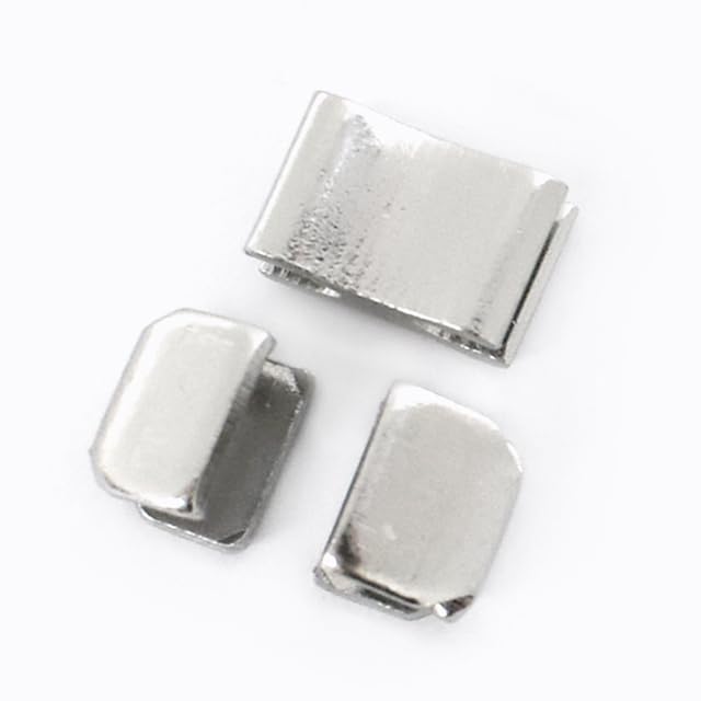 20/50 Juegos de tapón de cremallera de metal 3# 5# 8# 10# Bolsa de ropa Bloqueo de cierre deslizante Bloqueo final Kit de reparación de costura Accesorios de hardware de bricolaje-ZT034-Silver, No