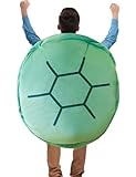Rruonshully 47 Inch Wearable Turtle Shell Pillows Tortoise Shell Plush Turtle Stuffed Animal Dress Up Cushion Costume for Adlut