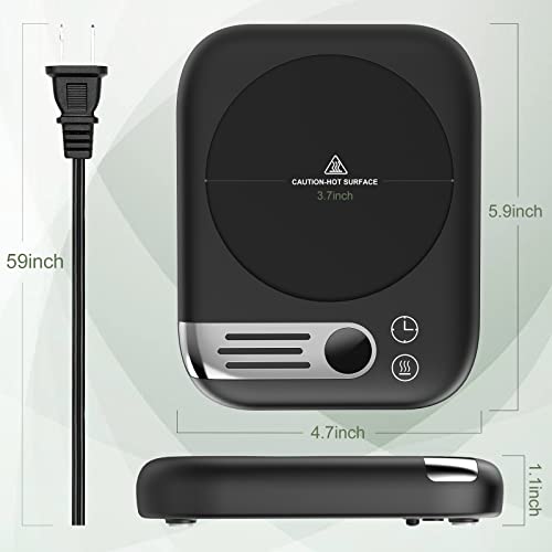 Mug Warmer&Coffee Mug Warmer With 3-Tem Settings, Coffee Warmer For Desk Auto Shut Off, Coffee Cup Warmer For Desk With Digital Display, Smart Cup Warmer For Coffee/Milk/Tea/Beverage/Chocolate #TOP4