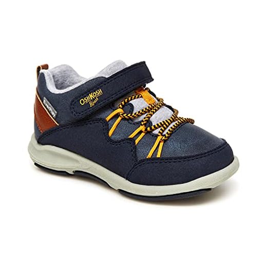 OshKosh B'Gosh Boy's Cycla EverPlay Sneaker, Navy, 5 Toddler