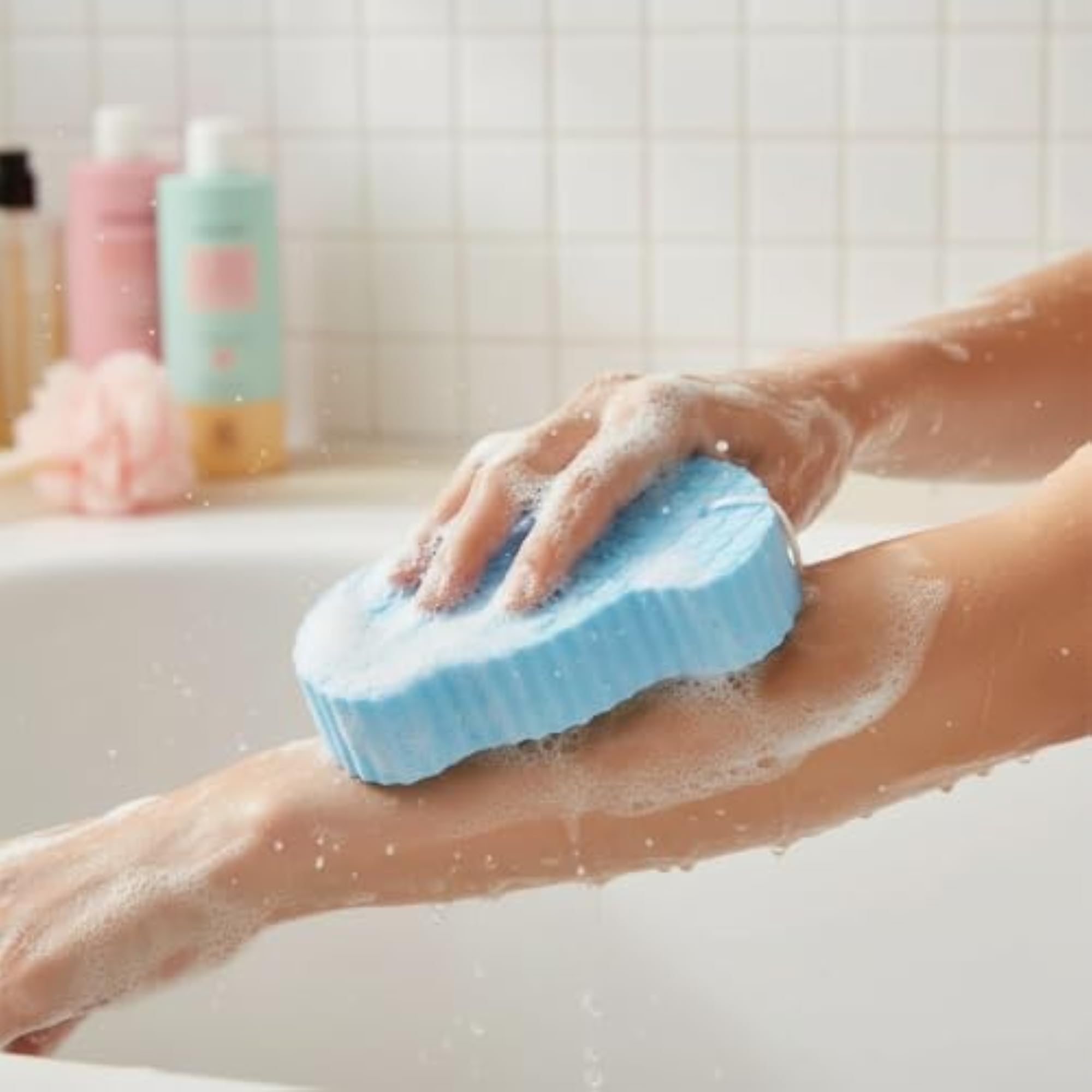 Bath Sponge, Soft Exfoliating Bath Accessory