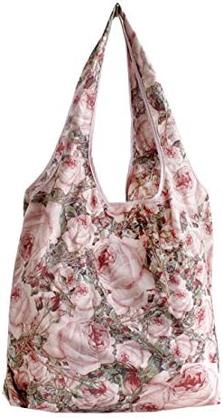 Amazon Co Jp エコバッグ Lサイズ ルドゥーテローズ ショッピングバッグ 田園柄 シューズ バッグ