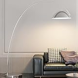 【Include 3 lampadine LED a temperatura di colore】La lampada da terra include una lampadina LED con attacco E26/E27. Questa lampadina da terra ad arco ha 3 temperature di colore regolabili: 3000K/4000K/6000K. Basta premere l'interruttore a pedale per cambiare la temperatura di colore delle lampade da terra ad arco, liberando le mani e creando atmosfere diverse.