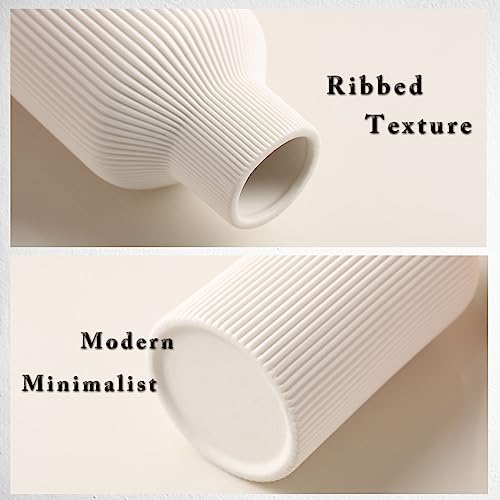 Kioxoho White Ceramic Flower Vase thumb #2