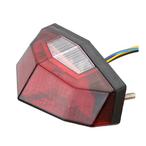 Clignotant moto arrière feu rouge stop universel épuré