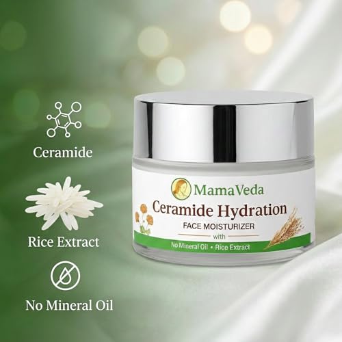 Image of Hydration Face Moisturizer with Rice Extract | No Mineral Oil | Lightweight Daily Moisturizing Cream for Soft & Nourished Skin | 200 ml
