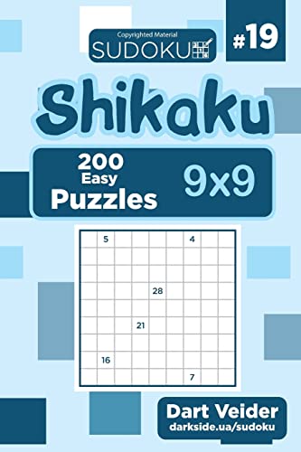Sudoku Shikaku - 200 Easy Puzzles 9x9 (Volume 19)