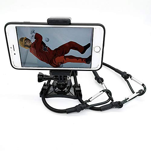 Image of Fencepro - Cell Phone Fence Mount /Camera Backstop Chain Link Mount for Gopro Action Camera and Smartphones - Your Baseball - Softball - Tennis Games Buddy