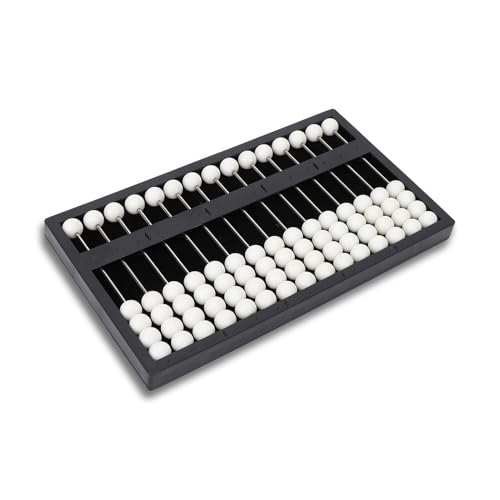 Blinder Abakus, 15-stelliger professioneller tragbarer chinesischer Abakus-Rechner Lernwerkzeuge Schulbedarf für blinde Erwachsene Kinder