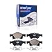 Detroit Axle - Brake Pads for Jeep 2011-2016 Grand Cherokee, 2011-2020 Dodge Durango, Ceramic Brake Pads 2012 2013 2014 2015 Replacement Brakes Front & Rear