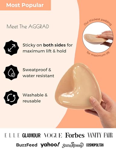 Image of Double-Sided Sticky Bra Pads Inserts Ultra Instant Volume Push up Stick on Bra for Women Swimsuit Bikini Dresses
