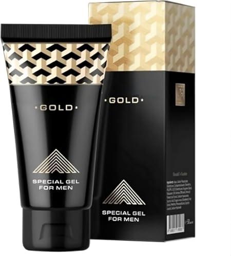 Premium Gold Gel - Lubrifiant stimulant - Formule booster naturelle pour l'énergie et les performances masculines - Gel cosmétique pour améliorer les...
