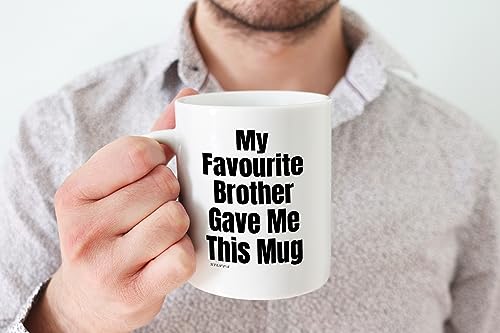 Humorous Sister Birthday Mug - Best Brother Gift - 11oz Ceramic - Image 4