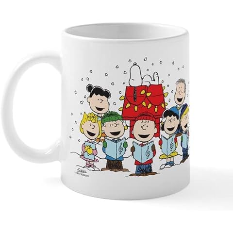 CafePress Peanuts Gang Christmas Ceramic Coffee Mug, Tea Cup 11 oz Cover