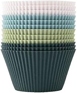 The Silicone Kitchen Reusable JUMBO Silicone Baking Cups - Non-Toxic, BPA Free, Dishwasher Safe (12 Pack, Jumbo)