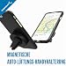 Magnetische Handyhalterung Auto, Ultrakompakt KFZ Magnet handyhalter Lüftung, Universal 360° Armaturenbretthalterung Kompatibel mit Smartphone/iPhone/Samsung Galaxy/Huawei/Xiaomi usw. Schwarz