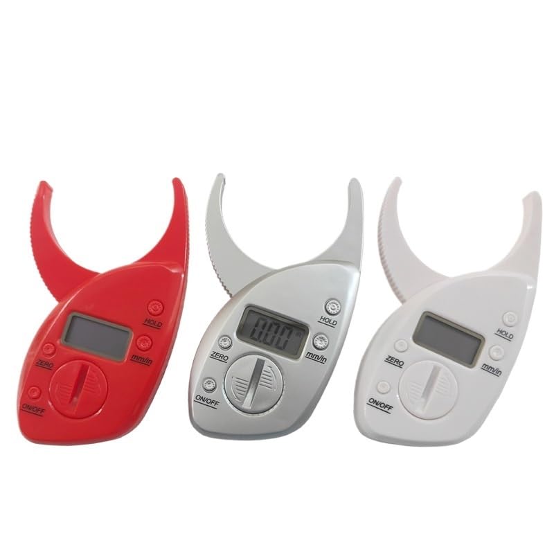Digital Fat Caliper with Clamp | Body Fat Clamp for Body Thickness Measurement