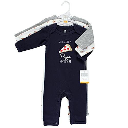 Image of Hudson Baby Baby Cotton Union Suit, 3 Pack