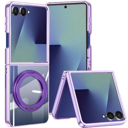 Galaxy Z Flip7 p P[X NA Jo[ 360x]X^h  dC߂vZX ܂肽݌^PCX}zOt X^h@\ MNV[ Z tbv7 یP[X ܂ px h~ (p[v)