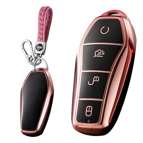 [TECART] BYD��p �L�[�P�[�X �L�[�J�o�[ �L�[�z���_�[ BYD Dolphin �C���J Han Tang Song Qin yuan atto 3 song plus pro max �ȂǂɓK�� �X�}�[�g�L�[�P�[�X �V���R�� �y�� �_�炩��