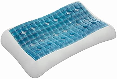 Technogel Contour Pressure Relieving, Cooling Gel & Memory Foam Bed Pillow – Ergonomic Design, No Odor, Alleviates Neck, Shoulder or Back Pain