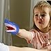 NUOBESTY Animal Hand Puppet Blue Shark Hand Puppet Soft Rubber Role Play Shark Bath Toys for Children Adults Teaching Gloves