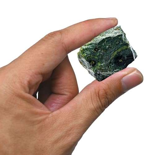 Image of Amazing Gemstone 2 Pieces Kambaba Jasper Raw Crystals and Healing Stones, Natural Rocks for Tumbling and DIY Raw Stones and Crystals