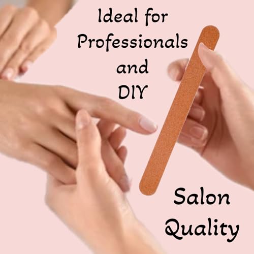 ALAZCO 30Pcs Nail File Emery Boards Buffering Files Professional Manicure Pedicure Beauty Tools Dual Sided Nail Files Med & Coarse Set for Home and Salon Washable Travel TSA Friendly