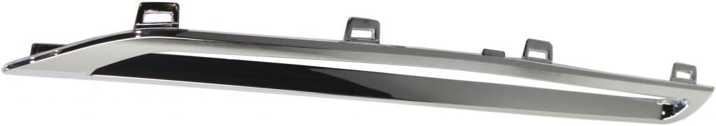 For Mercedes-Benz GLE350/GLE400 2016 2017 2018 2019 Grille Molding Driver Side | Upper | Chrome | Made of ABS Plastic | Replacement For MB1212110 | 166888158564