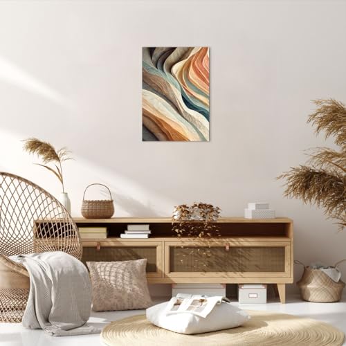 Tableau moderne impression sur toile texture 50x70cm cadre de salon - 5