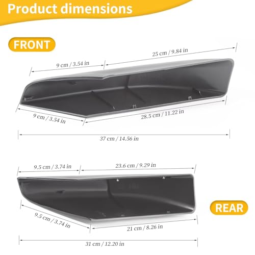Car Roof Rack End Caps Compatible with Toyota 4Runner 4WD N210 2003 2004 2005 2006 2007 2008 2009 Roof Rack Cover Roof Rail End Cap Shell Protection Roof Rack Accessories by Goholy - Image 8