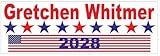 Gretchen Whitmer for President 2028 Bumper Sticker Decal Vinyl Sticker Laptop Auto Car Truck Bumper Sticker B67