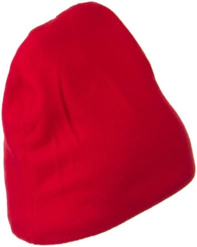 Deluxe Polar Fleece Beanie - Red OSFM