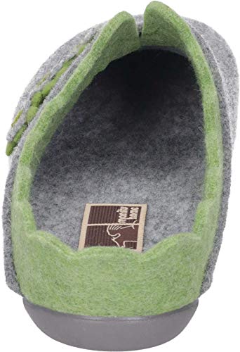 Manitu Home 320697, Ciabatte Donna, Grigio Chiaro