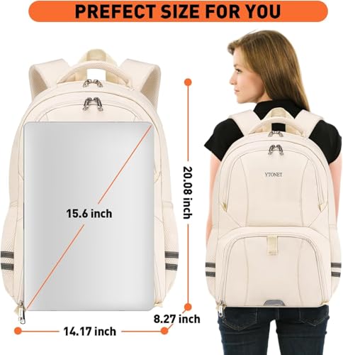 Image of Ytonet Gym Backpack for Women Men, Travel Backpack with Shoe Compartment